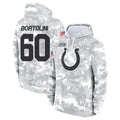 IN.Colts #60 Tanor Bortolini Player Arctic Camo Salute to Service Hoodies Limited Game Ldoa Stitched Jerseys