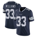 D.Cowboys #33 Javonte Williams Player Navy Vapor Untouchable Limited Home Game Ldoa Stitched Jerseys