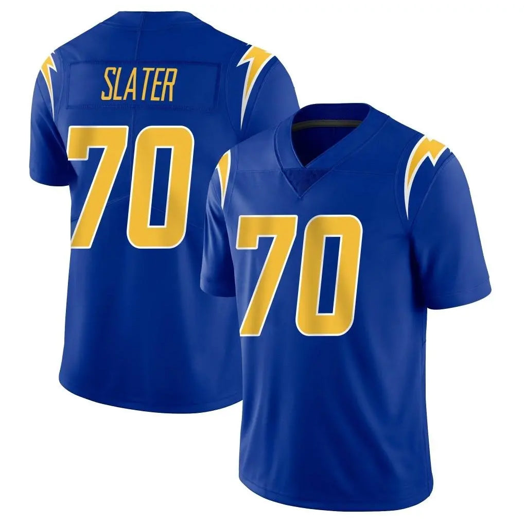 LA.Chargers #70 Rashawn Slater Player Royal Limited Vapor Home Game Ldoa Stitched Jerseys