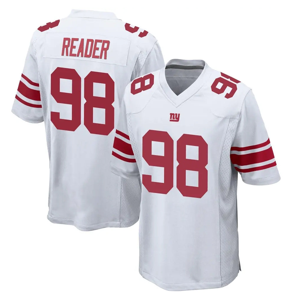 NY.Giants #98 DJ Reader Player White Home Game Ldoa Stitched Jerseys