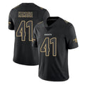 NO.Saints #41 Alvin Kamara Player Black Impact Limited Home Game Ldoa Stitched Jerseys
