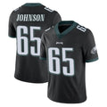 P.Eagles #65 Lane Johnson Player Black Limited Vapor Untouchable Home Game Ldoa Stitched Jerseys