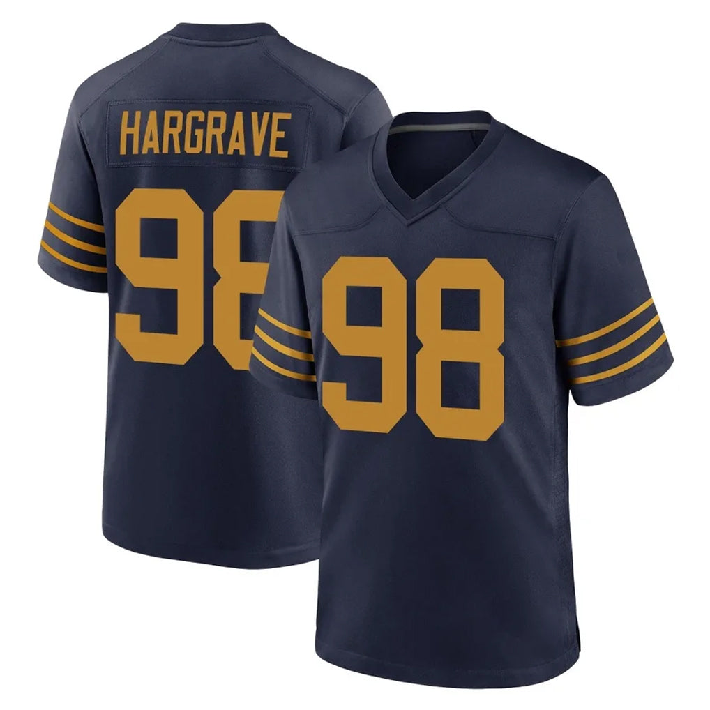 GB.Packers #98 Javon Hargrave Player Navy The 1923 Classic Home Game Ldoa Stitched Jerseys