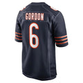 C.Bears #6 Kyler Gordon Player Navy Home Game Ldoa Stitched Jerseys