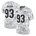 C.Bengals #93 Jonathan Allen Player Arctic Camo Salute to Service Limited Ldoa Stitched Jerseys
