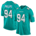 M.Dolphins #94 Jordan Phillips Player Aqua Team Color Home Game Ldoa Stitched Jerseys