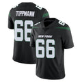 NY.Jets #66 Joe Tippmann Player Stealth Black Limited Vapor Home Game Ldoa Stitched Jerseys