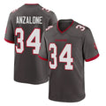 TB.Buccaneers #34 Alex Anzalone Player Pewter Alternate Home Game Ldoa Stitched Jerseys
