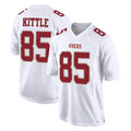 SF.49ers #85 George Kittle Player White Fashion Home Game Ldoa Stitched Jerseys