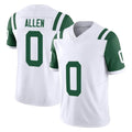 NY.Jets #0 Braelon Allen Player White Limited Classic Vapor F.U.S.E. Home Game Ldoa Stitched Jerseys