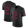 SF.49ers #2 Deommodore Lenoir Player Black Alternate Limited Vapor Untouchable Home Game Ldoa Stitched Jerseys