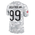 C.Bears #99 Gervon Dexter Sr. Player Arctic Camo Salute to Service Limited Ldoa Stitched Jerseys