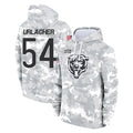 C.Bears #54 Brian Urlacher Player Arctic Camo Salute to Service Pullover Hoodies Limited Ldoa Stitched Jerseys