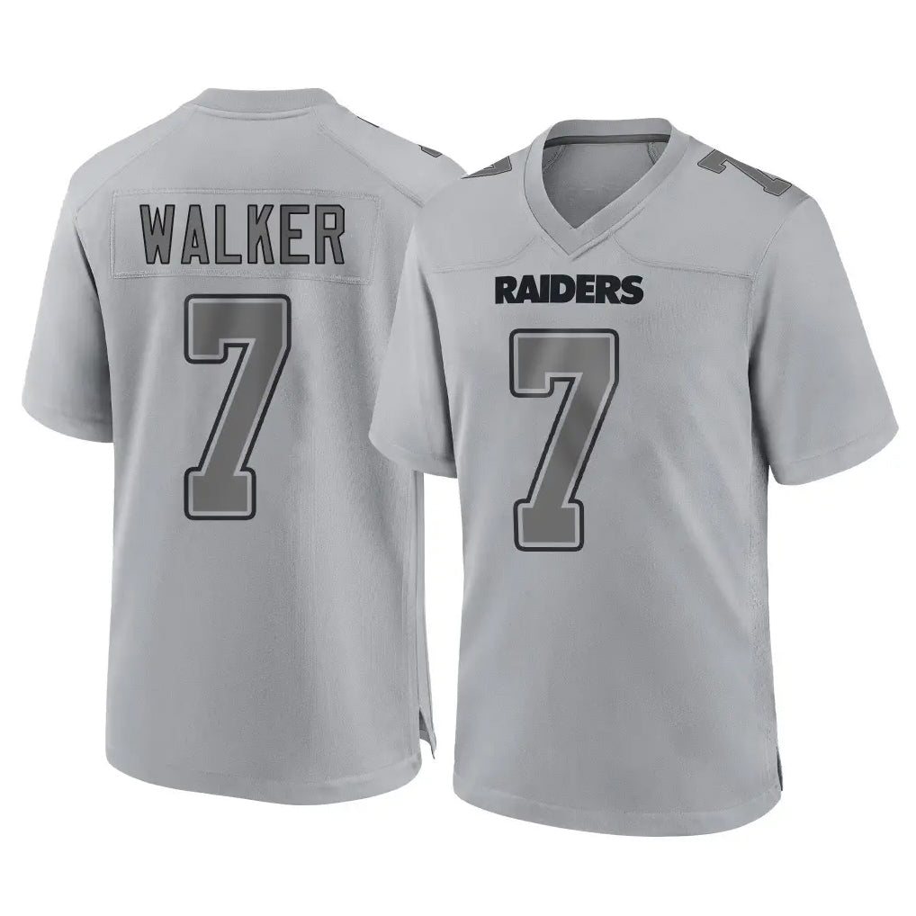 LV.Raiders #7 Quay Walker Player Gray Atmosphere Fashion Limited Game Ldoa Stitched Jerseys