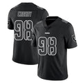 LV.Raiders #98 Maxx Crosby Player Black Limited Black Impact Home Game Ldoa Stitched Jerseys