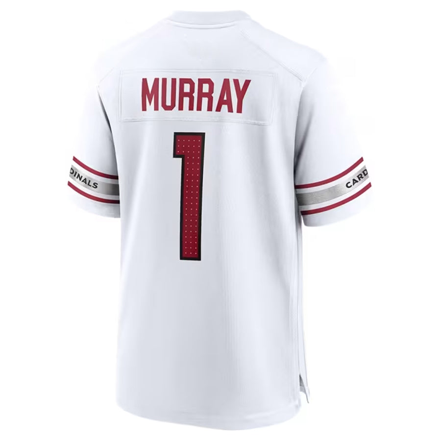 A.Cardinals #1 Kyler Murray Player White Home Game Ldoa Stitched Jerseys