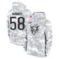 C.Bears #58 Darnell Wright Player Arctic Camo Salute to Service Pullover Hoodies Limited Ldoa Stitched Jerseys