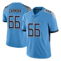 T.Titans #66 Fernando Carmona Jr. Player Light Blue Limited Vapor Untouchable Home Game Ldoa Stitched Jerseys