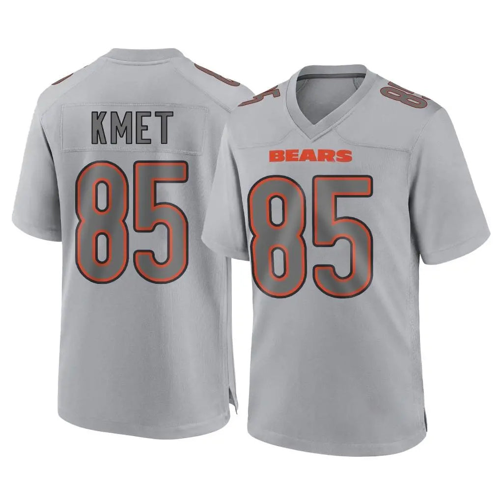C.Bears #85 Cole Kmet Player Gray Atmosphere Fashion Game Ldoa Stitched Jerseys