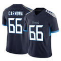 T.Titans #66 Fernando Carmona Jr. Player Navy Limited Vapor F.U.S.E. Home Game Ldoa Stitched Jerseys