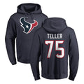 H.Texans #75 Wyatt Teller Player Navy Pro Line Pullover Hoodie Limited Game Ldoa Stitched Jerseys
