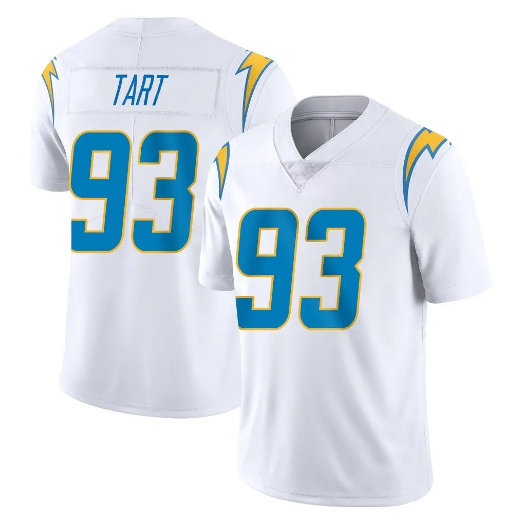 LA.Chargers #93 Teair Tart Player White Limited Vapor Untouchable Home Game Ldoa Stitched Jerseys