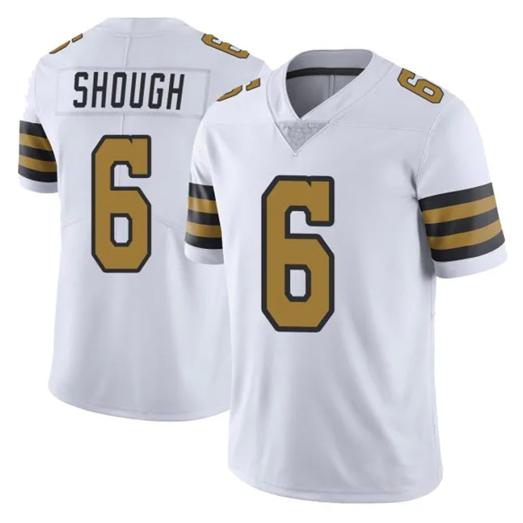 NO.Saints #6 Tyler Shough Player White Limited Color Rush Home Game Ldoa Stitched Jerseys