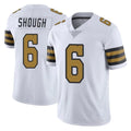 NO.Saints #6 Tyler Shough Player White Limited Color Rush Home Game Ldoa Stitched Jerseys