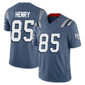 NE.Patriots #85 Hunter Henry Player Blue Limited Rivalries Collection Home Game Ldoa Stitched Jerseys