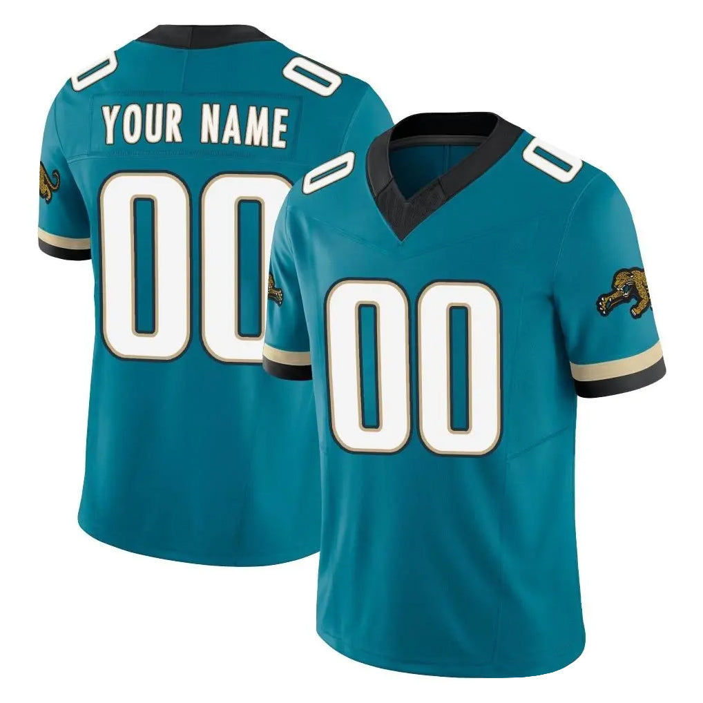 Custom J.Jaguars Teal Prowler Throwback Vapor F.U.S.E. Limited Home Game Any Name & Numbers Ldoa Stitched Jerseys