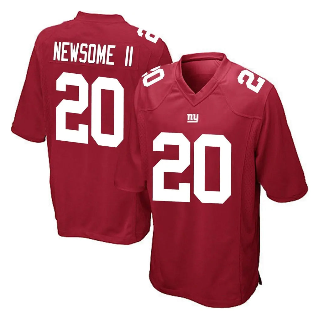 NY.Giants #20 Greg Newsome II Player Red Home Game Ldoa Stitched Jerseys