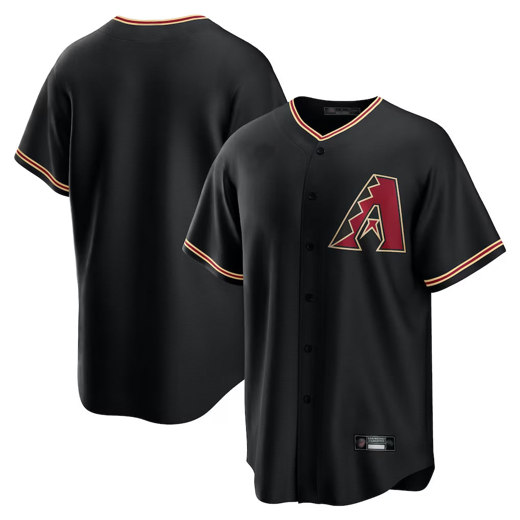 A.Diamondbacks ## Diamondbacks Blank Player Black Home Game Hdoa Stitched Jerseys
