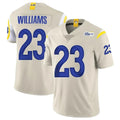 LA.Rams #23 Kyren Williams Player Bone Limited Vapor Home Game Ldoa Stitched Jerseys