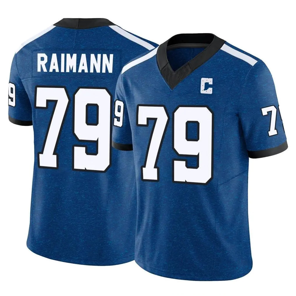 IN.Colts #79 Bernhard Raimann Player Royal Limited Indiana Nights Alternate Vapor F.U.S.E. Home Game Ldoa Stitched Jerseys