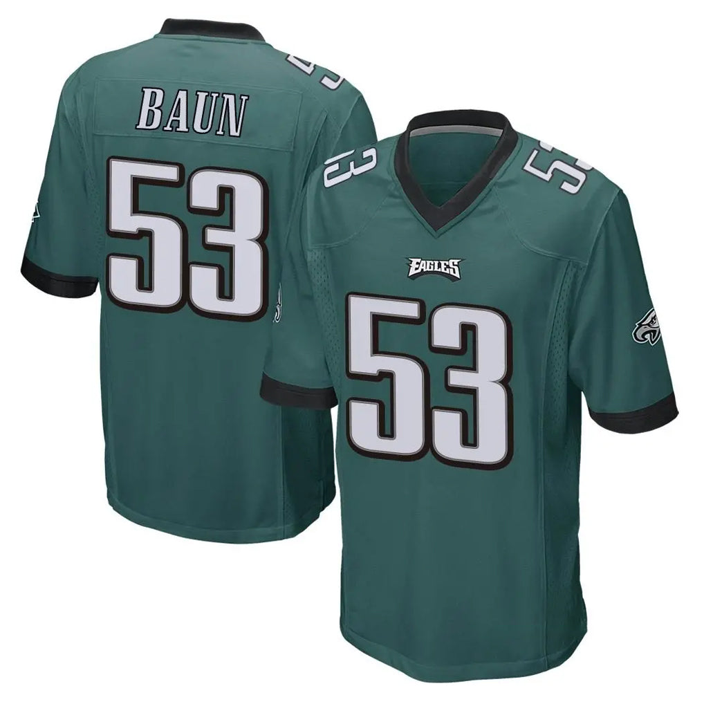 P.Eagles #53 Zack Baun Player Team Color Green Home Game Ldoa Stitched Jerseys