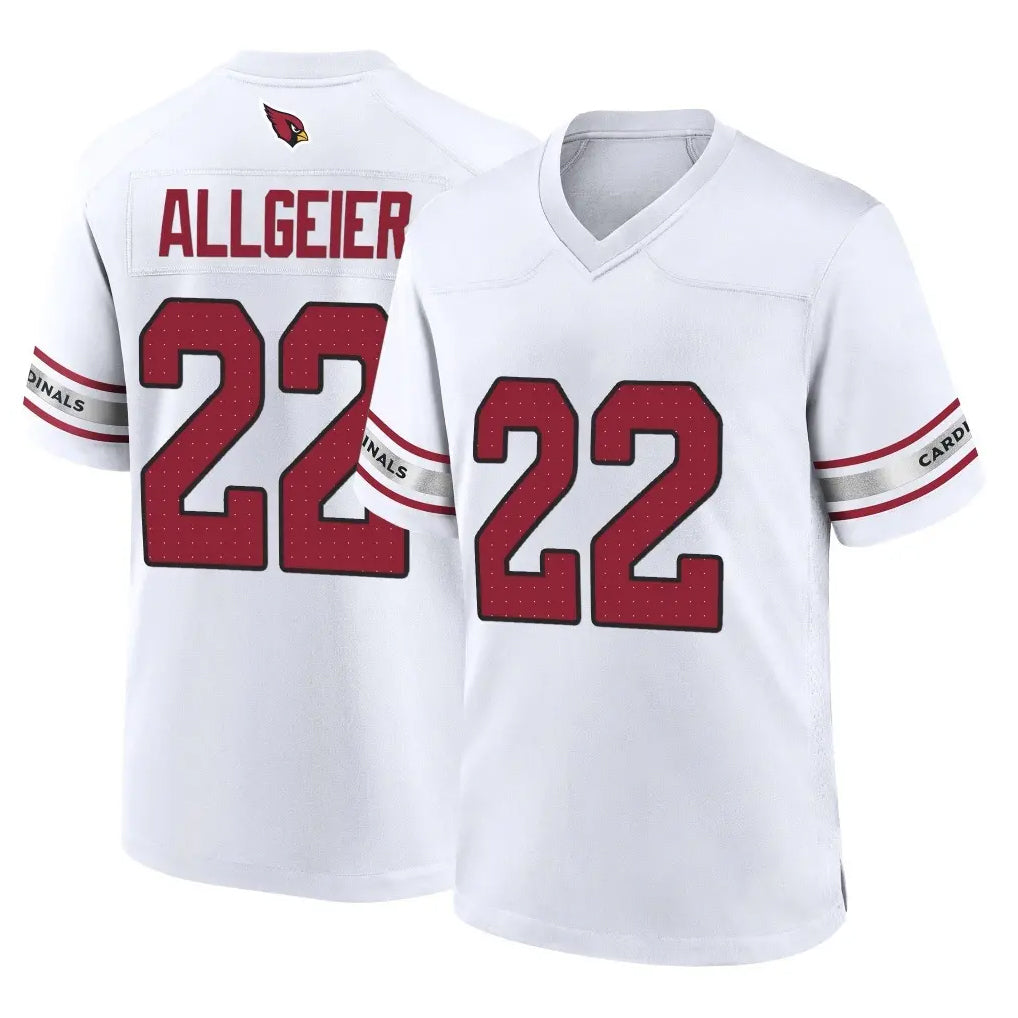 A.Cardinals #22 Tyler Allgeier Player White Home Game Ldoa Stitched Jerseys