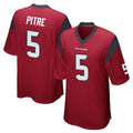 H.Texans #5 Jalen Pitre Player Red Home Game Stitched Jerseys