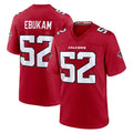 A.Falcons #52 Samson Ebukam Player Red Team Color Home Game Ldoa Stitched Jerseys
