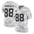 KC.Chiefs #88 Tony Gonzalez Player Arctic Camo Salute To Service Limited Game Ldoa Stitched Jerseys