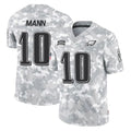 P.Eagles #10 Braden Mann Player Arctic Camo Salute to Service Limited Game Ldoa Stitched Jerseys