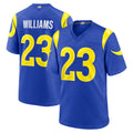 LA.Rams #23 Kyren Williams Player Royal Limited Home Game Ldoa Stitched Jerseys