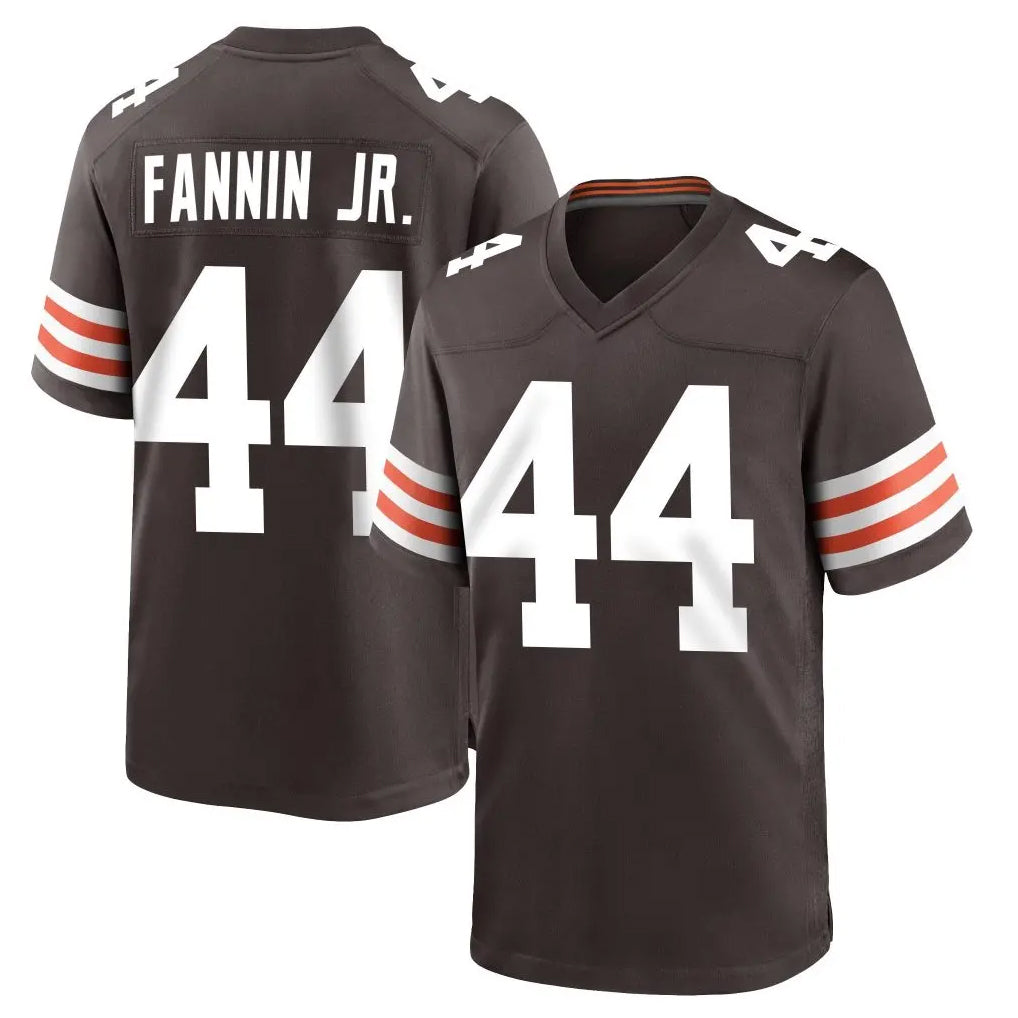 C.Browns #44 Harold Fannin Jr. Player Brown Home Game Ldoa Stitched Jerseys