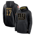 NY.Giants #17 Darnell Mooney Player Black Salute to Service Hoodies Limited Game Ldoa Stitched Jerseys