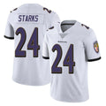 B.Ravens #24 Malaki Starks Player White Vapor F.U.S.E. Limited Ldoa Stitched Jerseys