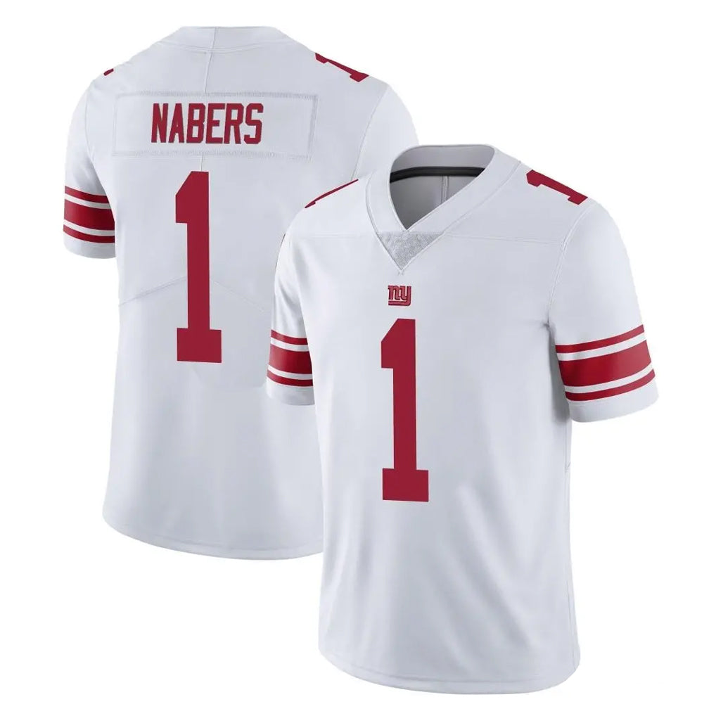 NY.Giants #1 Malik Nabers Player White Limited Vapor Untouchable Home Game Ldoa Stitched Jerseys