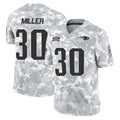 NE.Patriots #30 Jam Miller Player Arctic Camo Salute To Service Limited Game Ldoa Stitched Jerseys