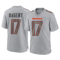 C.Bears #17 Tyson Bagent Player Gray Atmosphere Fashion Game Ldoa Stitched Jerseys