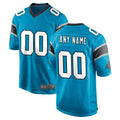 Custom C.Panthers Blue Game Any Name & Numbers Ldoa Stitched Jerseys