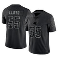 C.Panthers #55 Devin Lloyd Player Black Limited Reflective Game Ldoa Stitched Jerseys