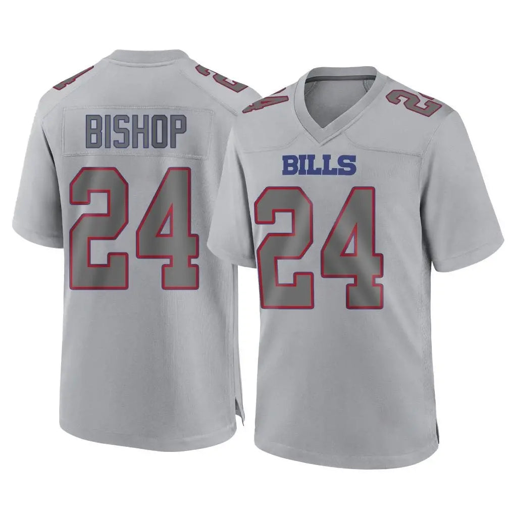 B.Bills #24 Cole Bishop Player Gray Fashion Home Game Ldoa Stitched Jerseys